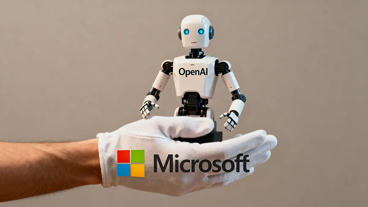 Microsoft hält die Hand für einen OpenAI Roboter auf